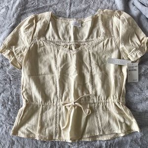 ABOUND Cream Blouse